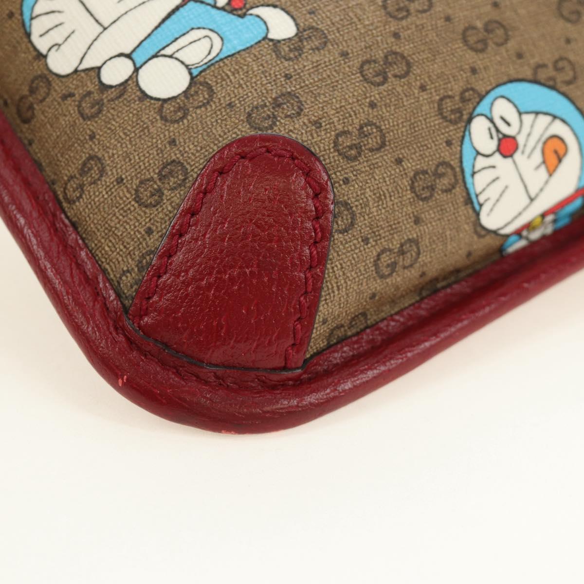 GUCCI Micro GG Supreme Doraemon x Fujiko-Pro Waist PVC Beige 647817 Auth 183687M