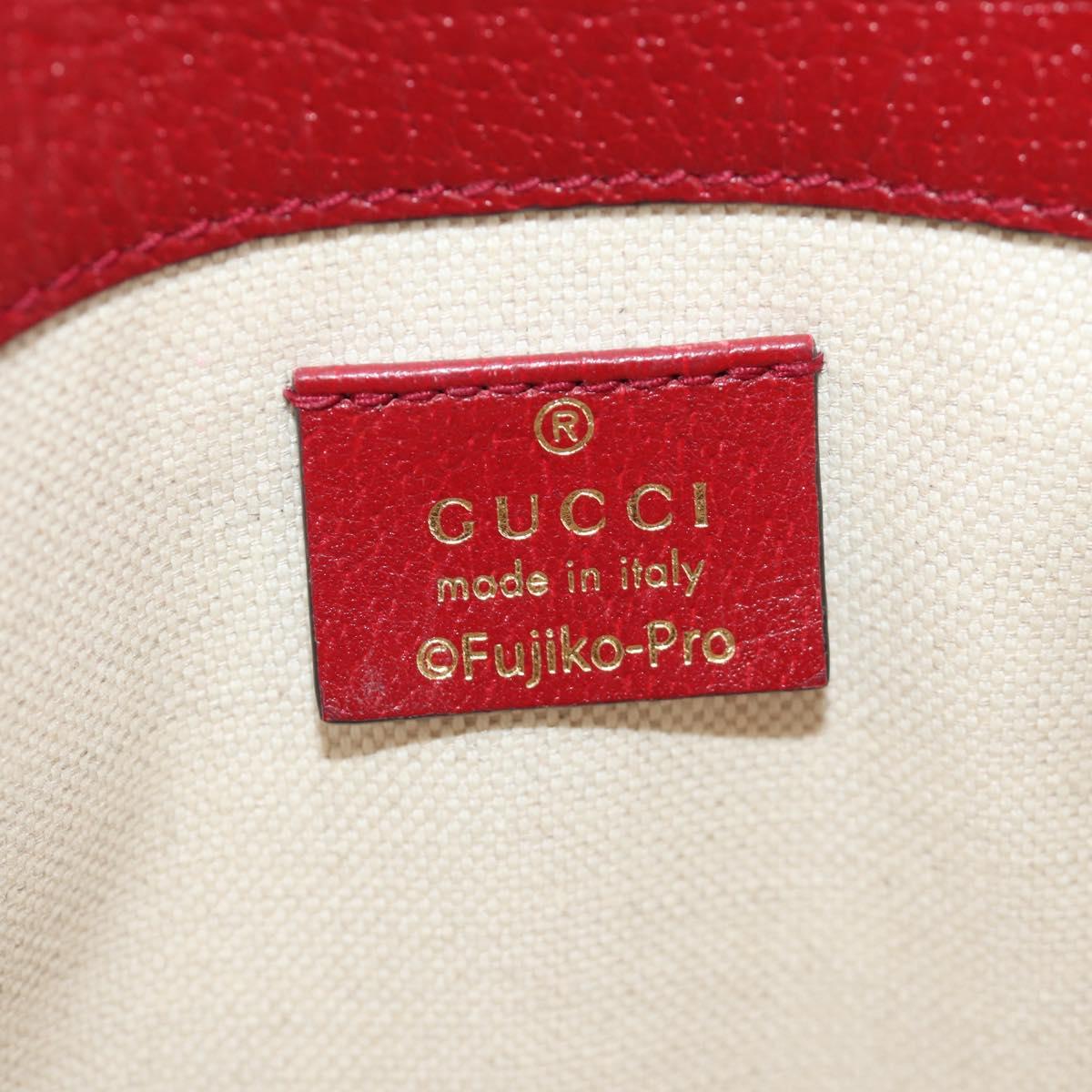 GUCCI Micro GG Supreme Doraemon x Fujiko-Pro Waist PVC Beige 647817 Auth 183687M