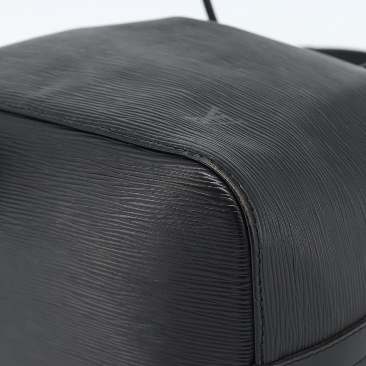 LOUIS VUITTON Epi Petit Noe Shoulder Bag Black M44102 LV Auth 183695A