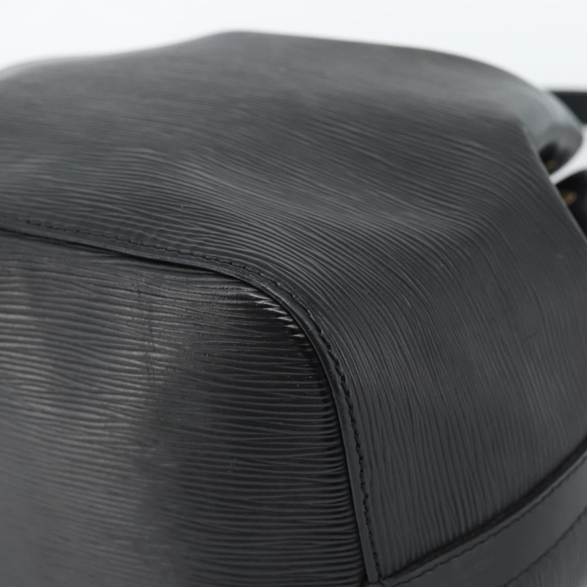 LOUIS VUITTON Epi Petit Noe Shoulder Bag Black M44102 LV Auth 183695A