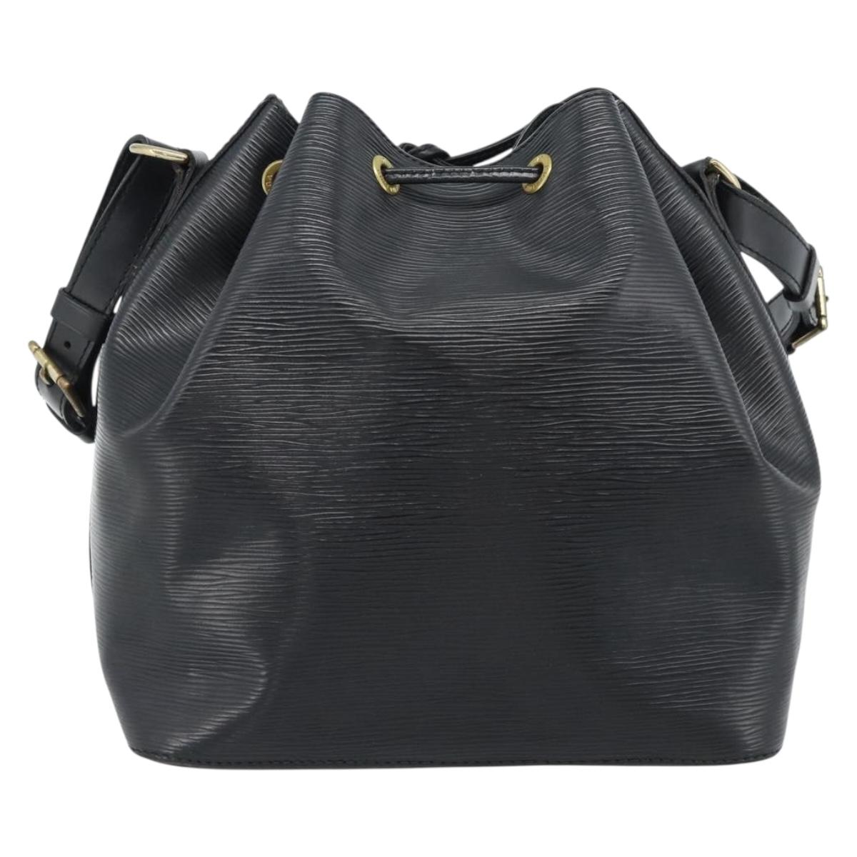 LOUIS VUITTON Epi Petit Noe Shoulder Bag Black M44102 LV Auth 183695A