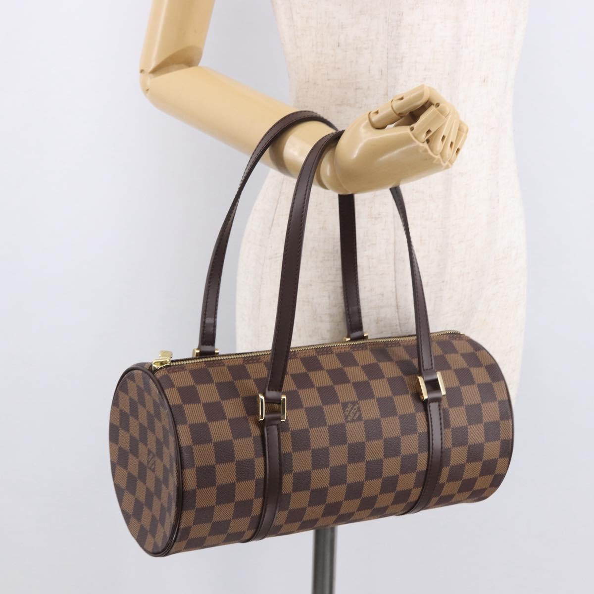 LOUIS VUITTON Damier Ebene Papillon 30 Hand Bag N51303 LV Auth 183697V