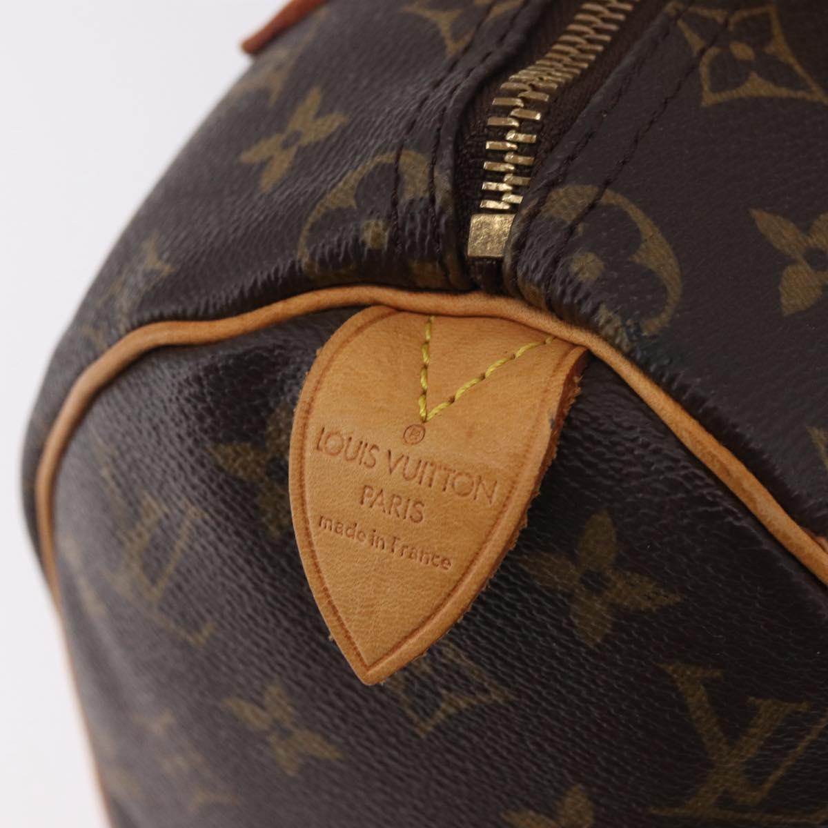 LOUIS VUITTON Monogram Speedy 25 Hand Bag M41528 LV Auth 183701V