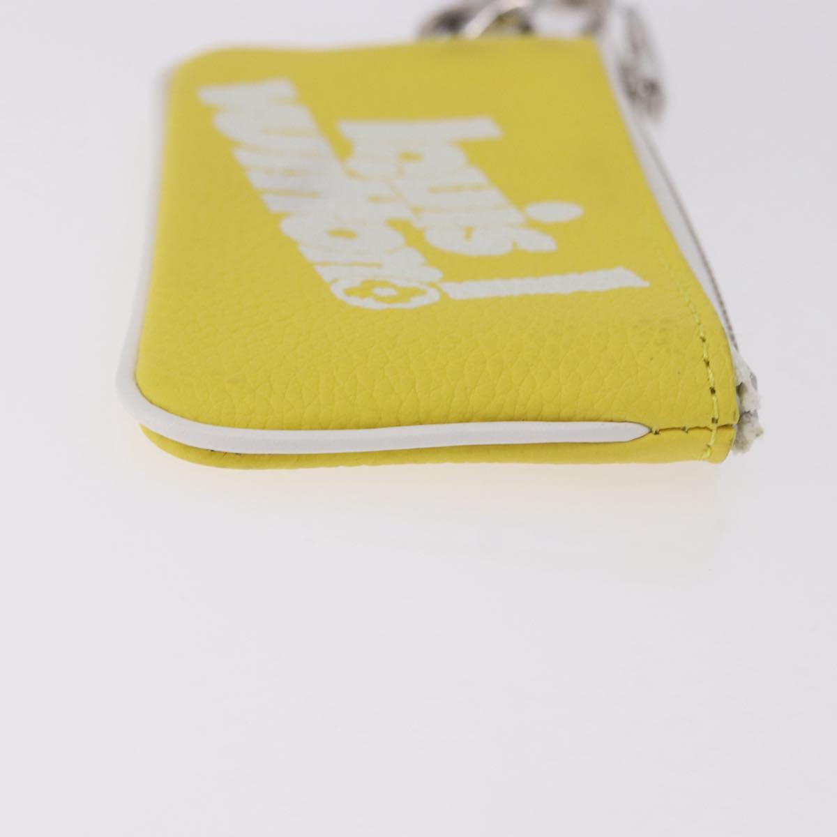 LOUIS VUITTON Everyday LV Pochette Cles Coin Purse Yellow M80845 LV Auth 183740A