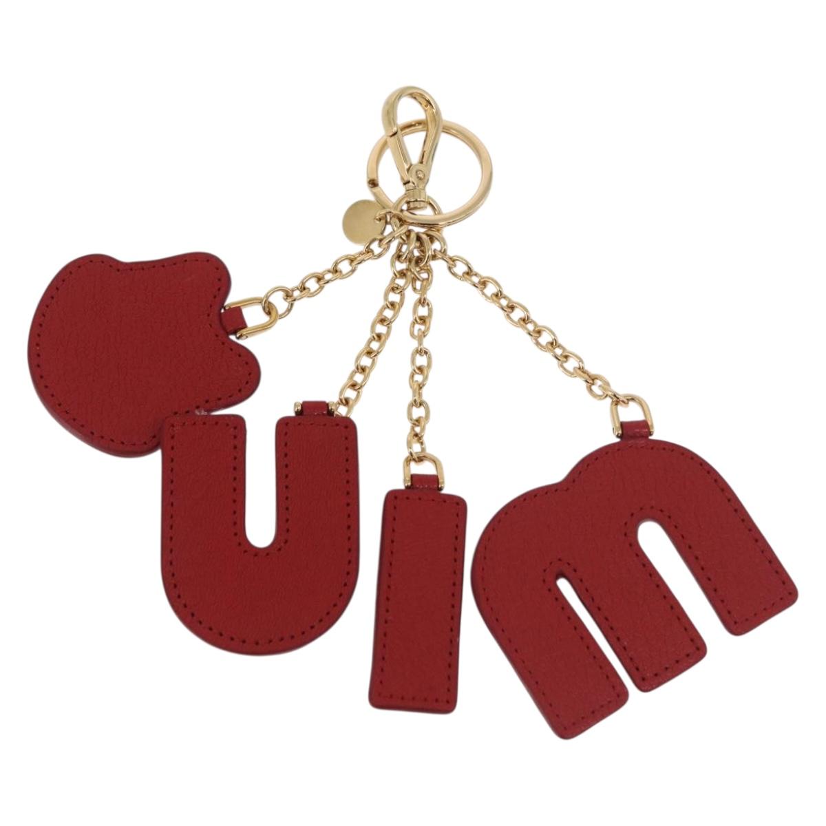Miu Miu Bag Charm Fur Pink Auth 183743M