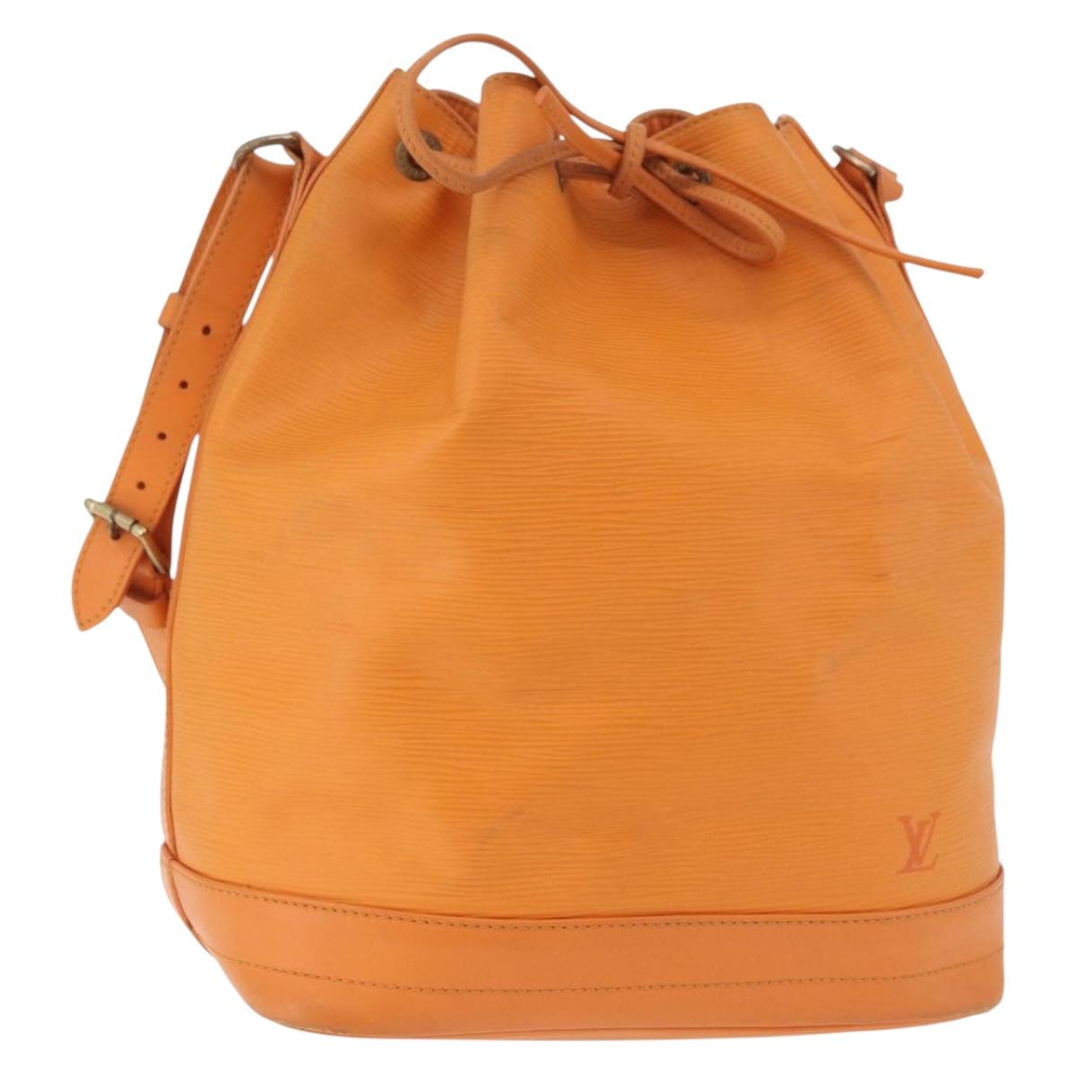 LOUIS VUITTON Epi Noe Shoulder Bag Orange Mandarin M5900H LV Auth 183750
