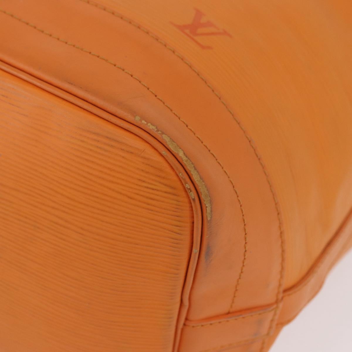 LOUIS VUITTON Epi Noe Shoulder Bag Orange Mandarin M5900H LV Auth 183750