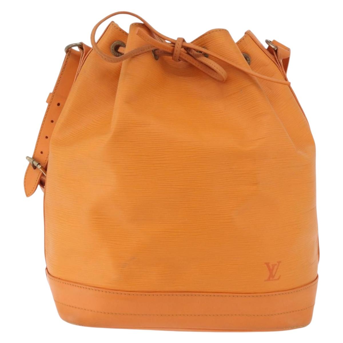 LOUIS VUITTON Epi Noe Shoulder Bag Orange Mandarin M5900H LV Auth 183750