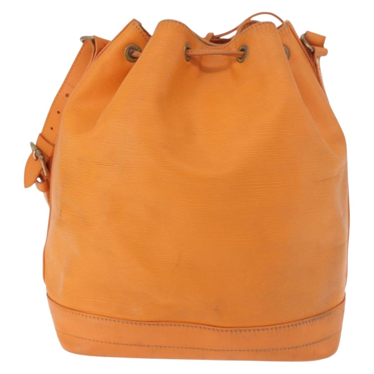 LOUIS VUITTON Epi Noe Shoulder Bag Orange Mandarin M5900H LV Auth 183750