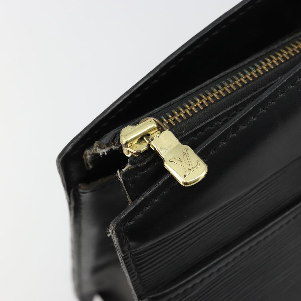 LOUIS VUITTON Epi Riviera Hand Bag Black M48182 LV Auth 183751