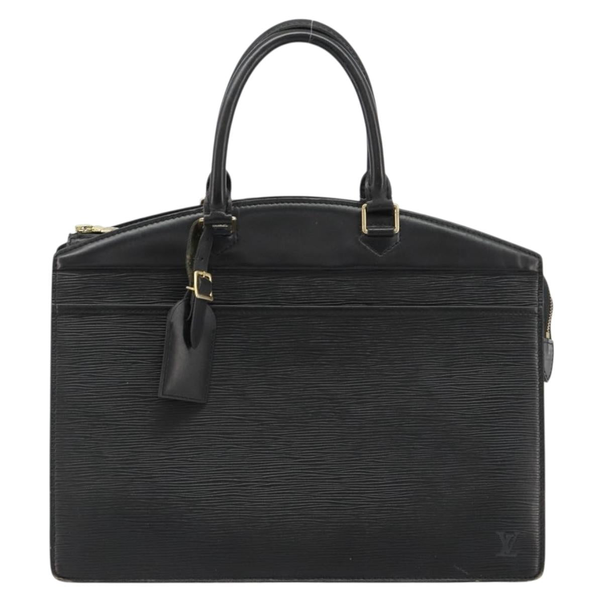 LOUIS VUITTON Epi Riviera Hand Bag Black M48182 LV Auth 183751