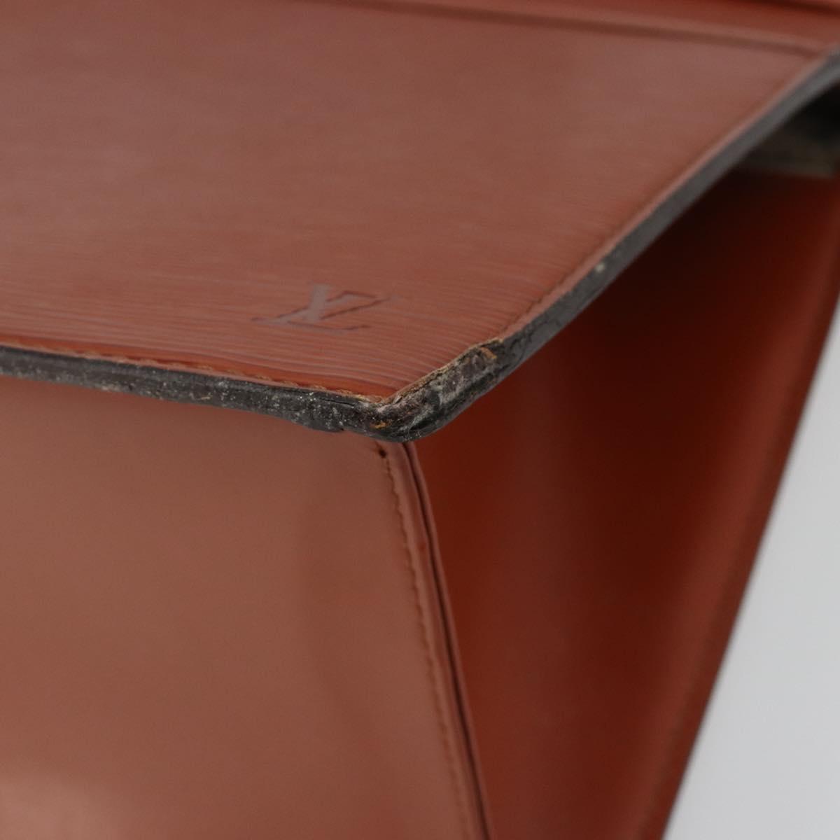 LOUIS VUITTON Epi Riviera Hand Bag Brown M48183 LV Auth 183754