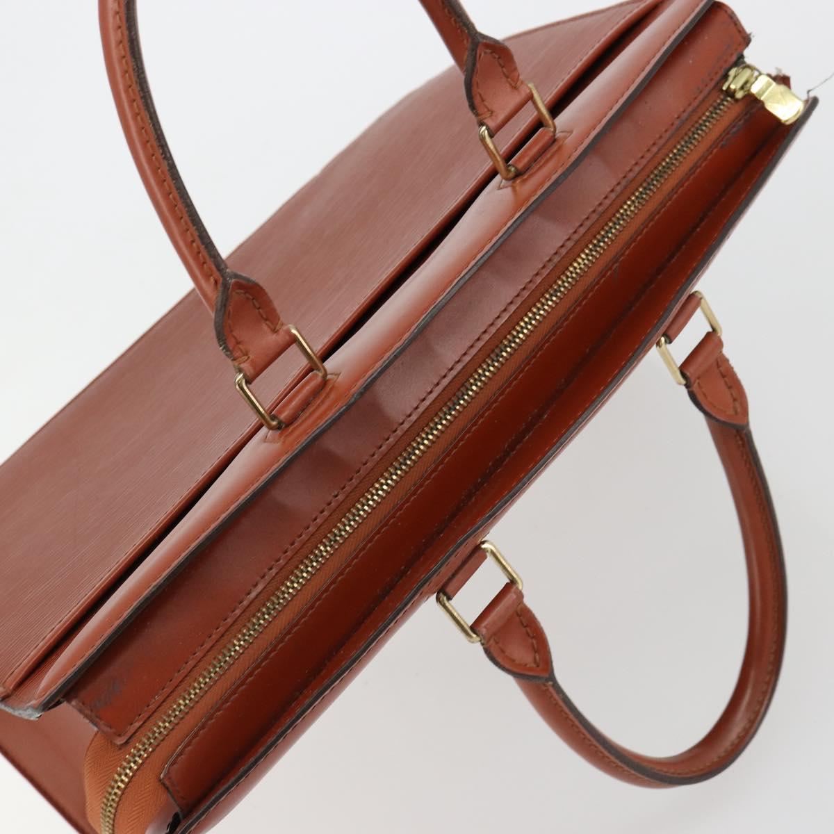 LOUIS VUITTON Epi Riviera Hand Bag Brown M48183 LV Auth 183754