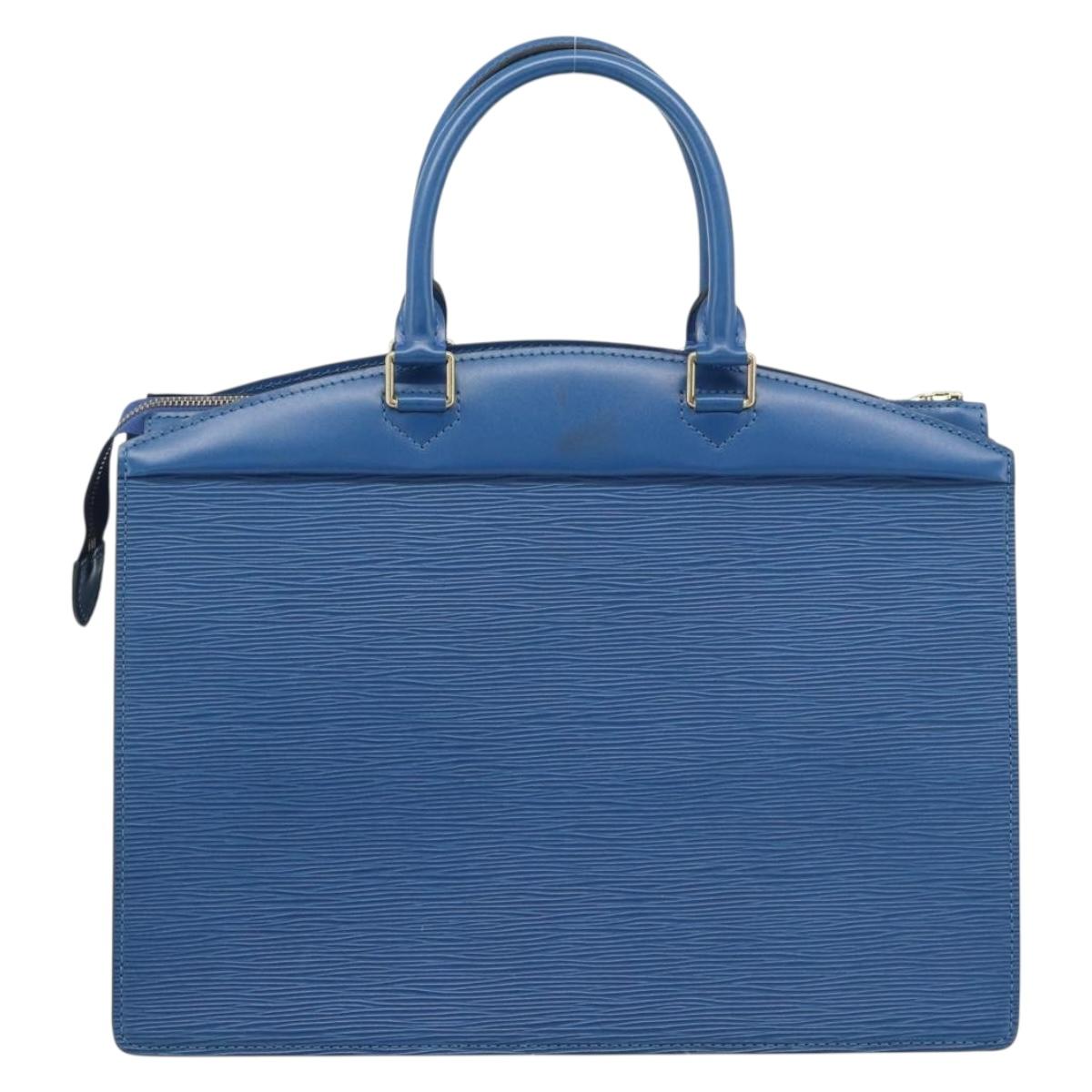 LOUIS VUITTON Epi Riviera Hand Bag Blue M48185 LV Auth 183756