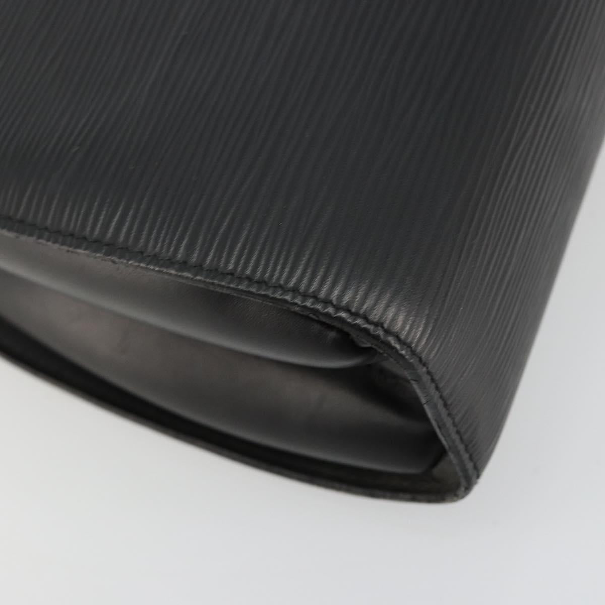 LOUIS VUITTON Epi Dauphine GM Cosmetic Pouch Black M48432 LV Auth 183757