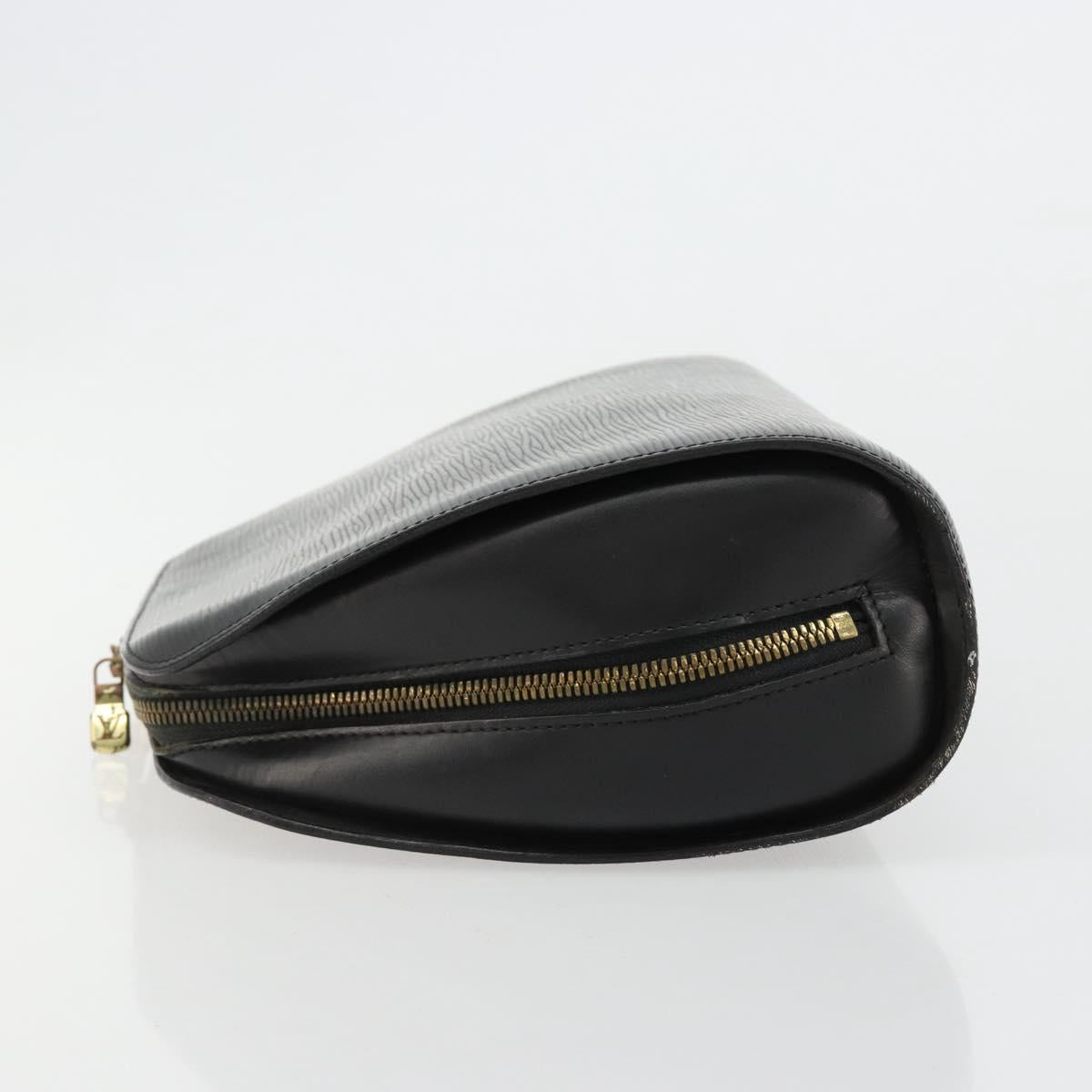 LOUIS VUITTON Epi Dauphine GM Cosmetic Pouch Black M48432 LV Auth 183757