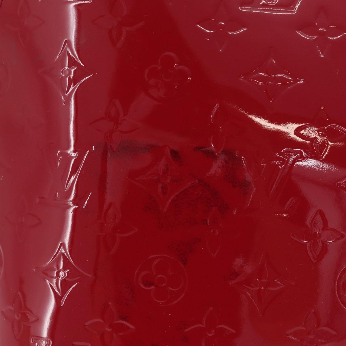 LOUIS VUITTON Vernis Alma GM Hand Bag Rouge Grunadine M91692 LV Auth 183772A