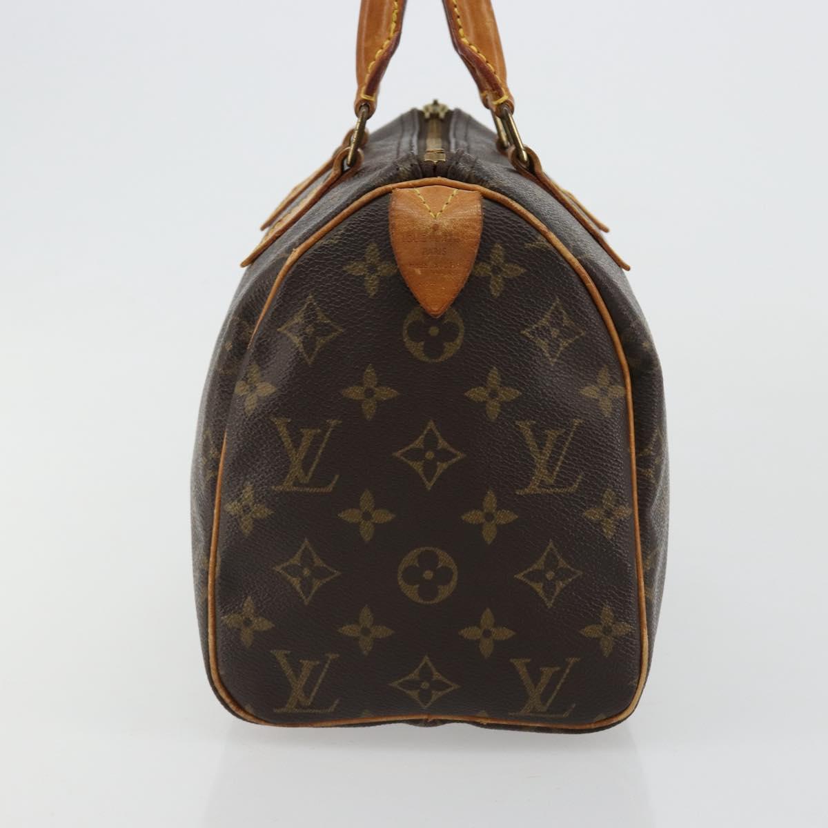 LOUIS VUITTON Monogram Speedy 25 Hand Bag M41528 LV Auth 183774