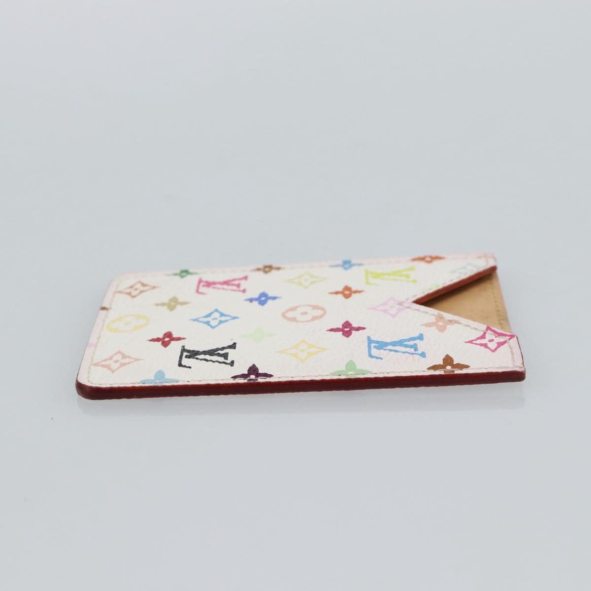 LOUIS VUITTON Monogram Multicolor Etui Hand Mirror White M92651 LV Auth 183796V