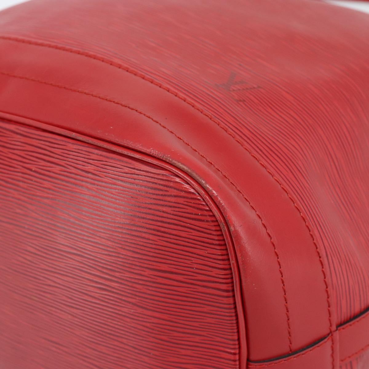 LOUIS VUITTON Epi Noe Shoulder Bag Red M44007 LV Auth 183813A