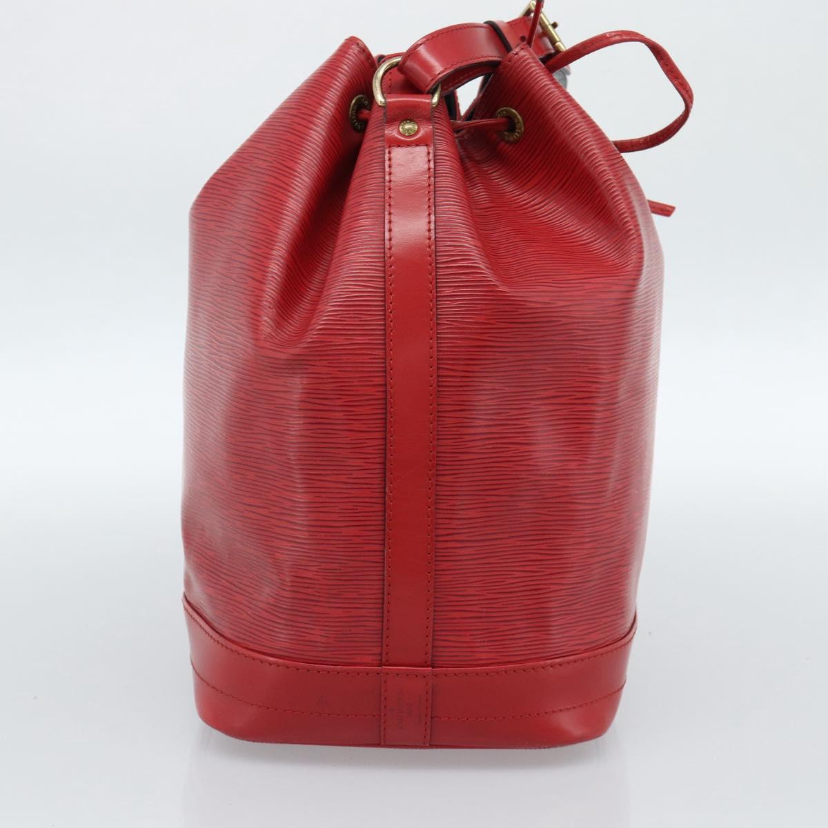 LOUIS VUITTON Epi Noe Shoulder Bag Red M44007 LV Auth 183813A