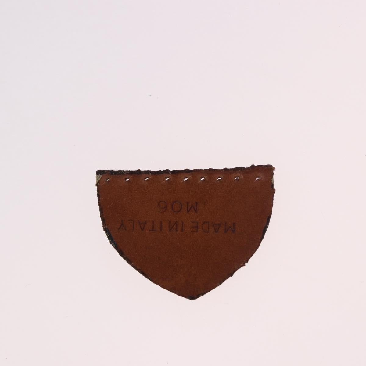 CELINE Macadam Canvas Shoulder Bag PVC Leather Brown Gold Auth 183815