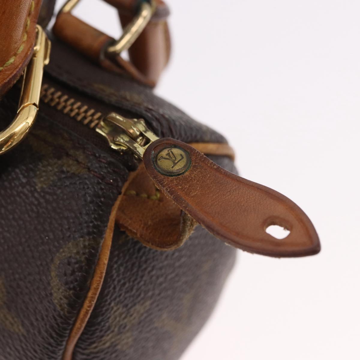 LOUIS VUITTON Monogram Mini Speedy Hand Bag M41534 LV Auth 183816