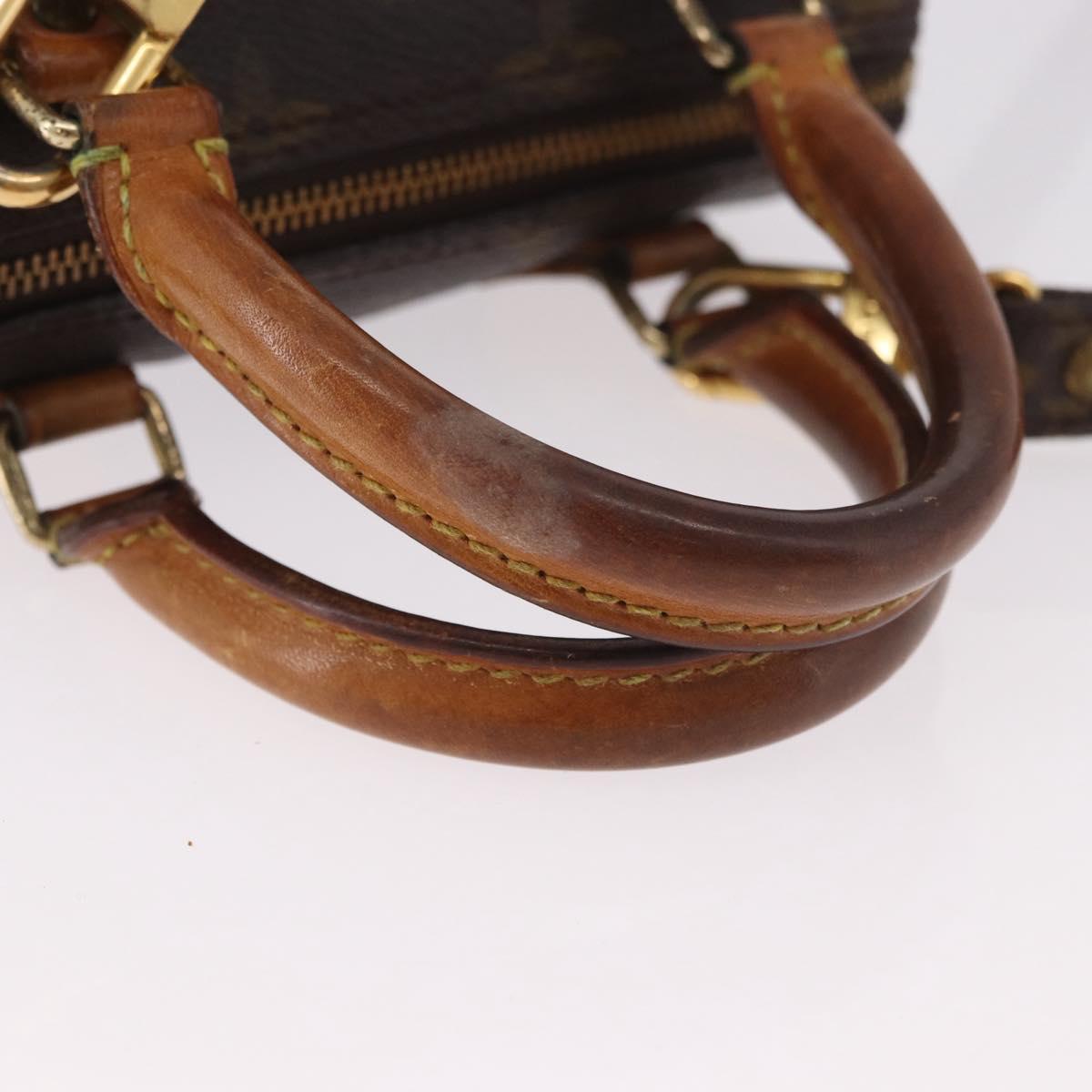 LOUIS VUITTON Monogram Mini Speedy Hand Bag M41534 LV Auth 183816