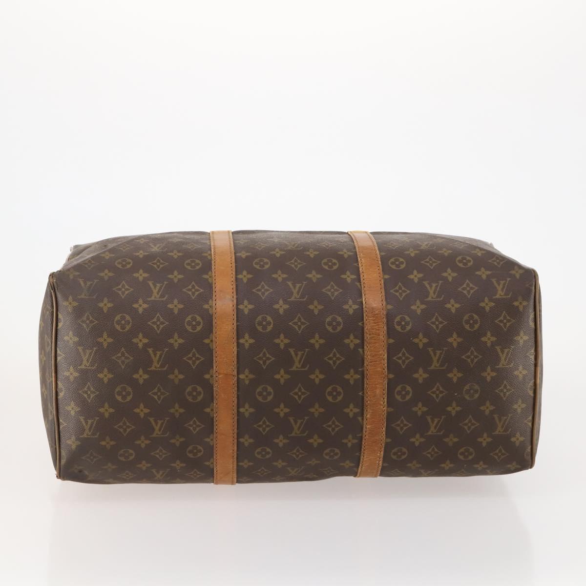 LOUIS VUITTON Monogram Sac Souple 55 Boston Bag M41622 LV Auth 183820