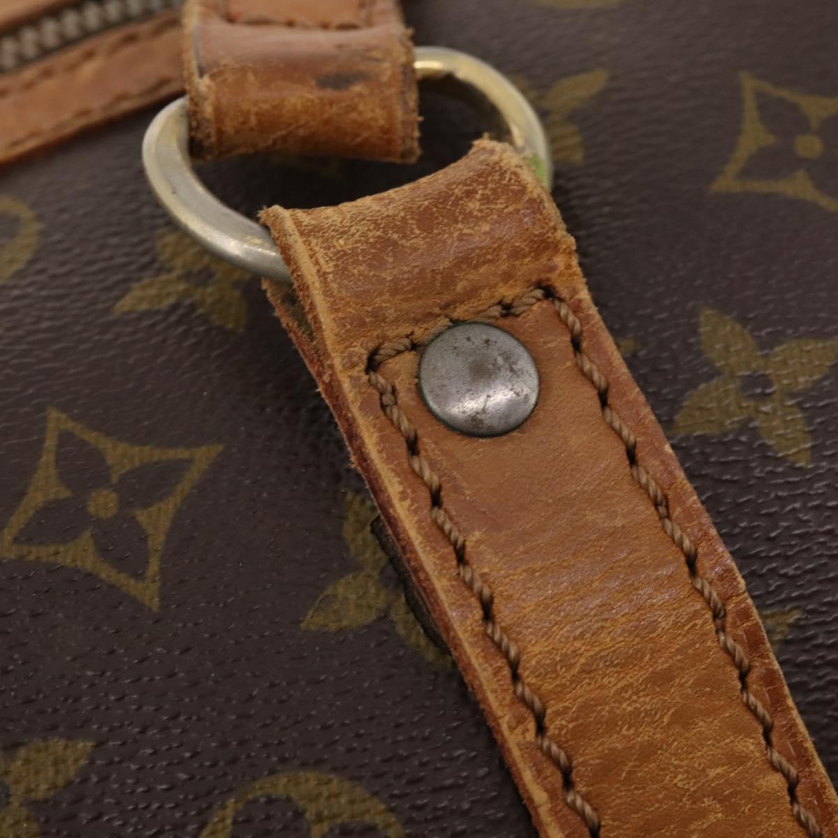 LOUIS VUITTON Monogram Sac Souple 55 Boston Bag M41622 LV Auth 183820