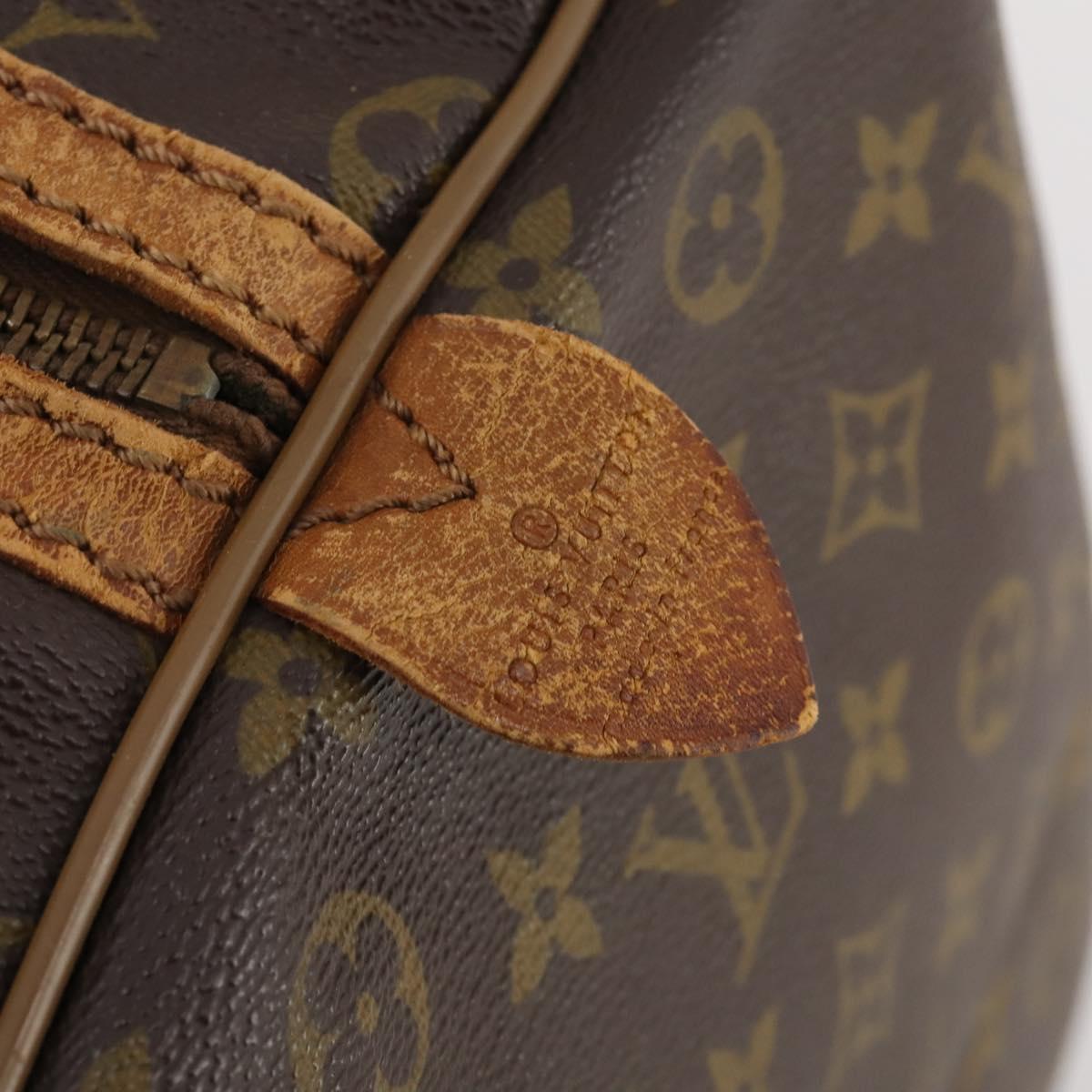 LOUIS VUITTON Monogram Sac Souple 55 Boston Bag M41622 LV Auth 183820