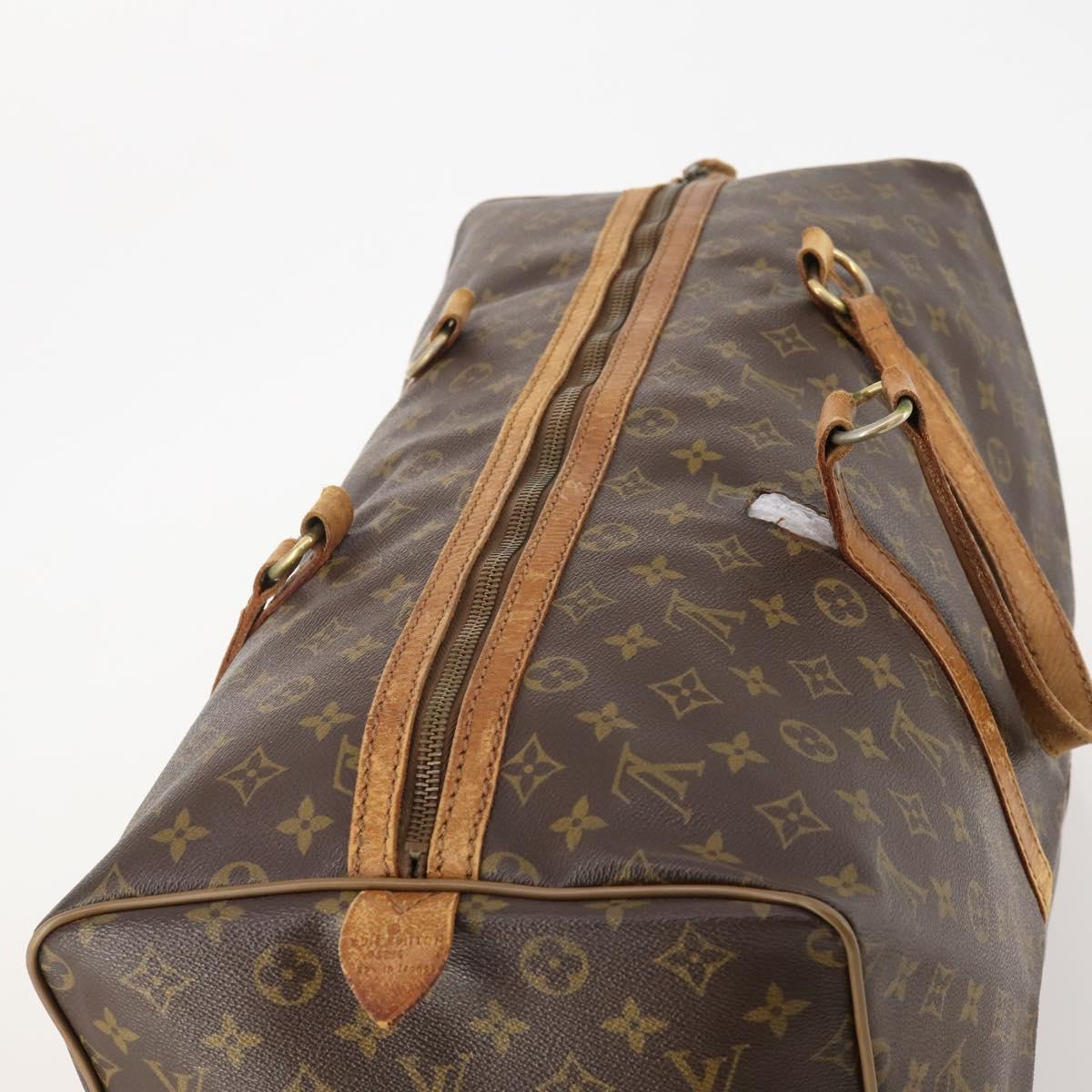 LOUIS VUITTON Monogram Sac Souple 55 Boston Bag M41622 LV Auth 183820