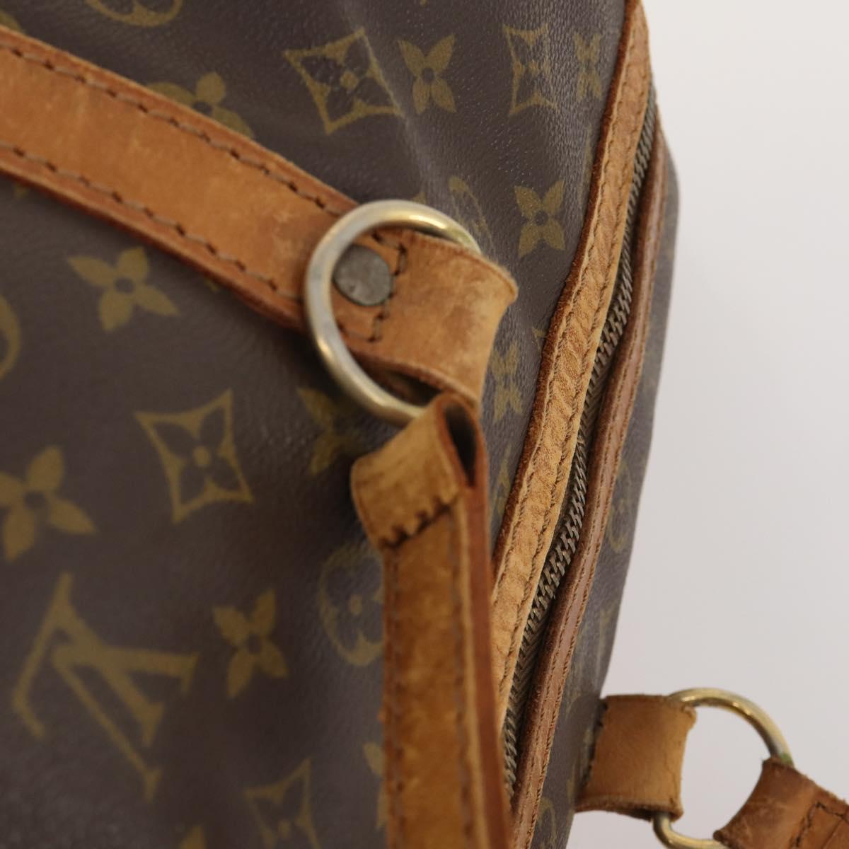 LOUIS VUITTON Monogram Sac Souple 55 Boston Bag M41622 LV Auth 183820