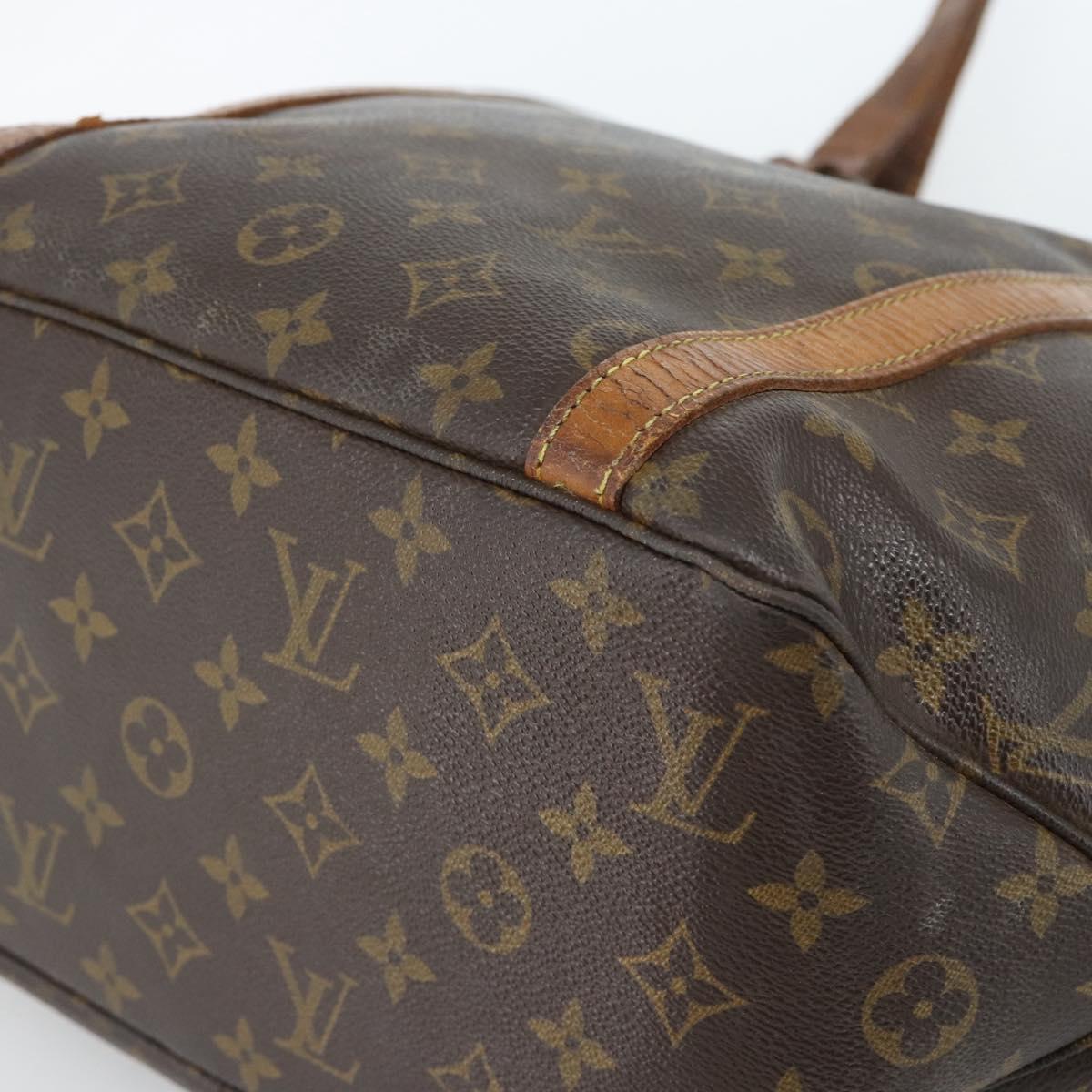 LOUIS VUITTON Monogram Sac Shopping Tote Bag M51108 LV Auth 183822