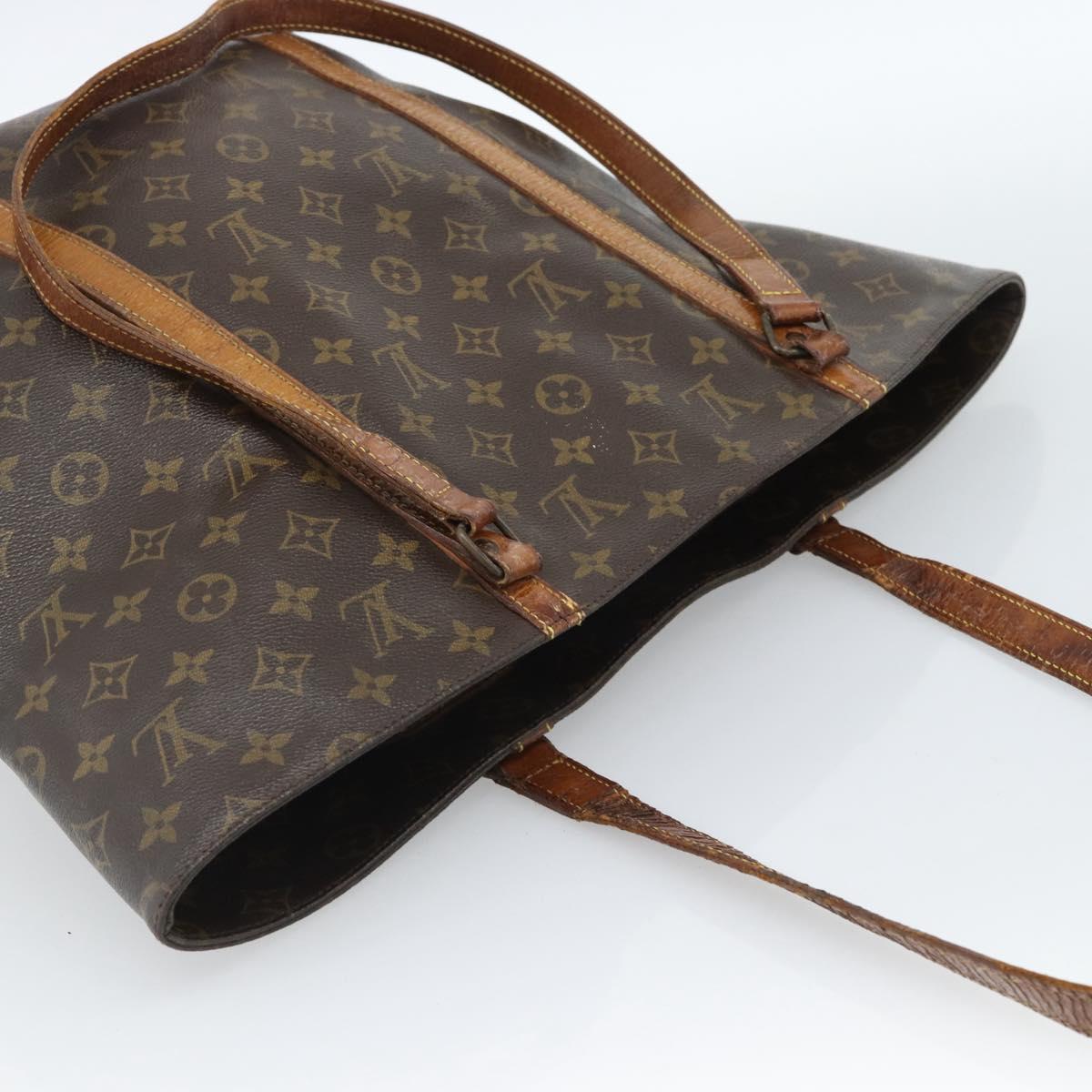 LOUIS VUITTON Monogram Sac Shopping Tote Bag M51108 LV Auth 183822