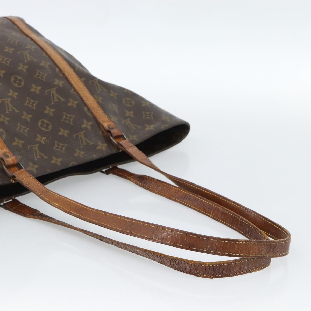LOUIS VUITTON Monogram Sac Shopping Tote Bag M51108 LV Auth 183822