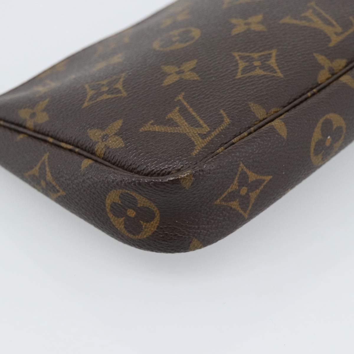 LOUIS VUITTON Monogram Pochette Accessoires Pouch M51980 LV Auth 183823