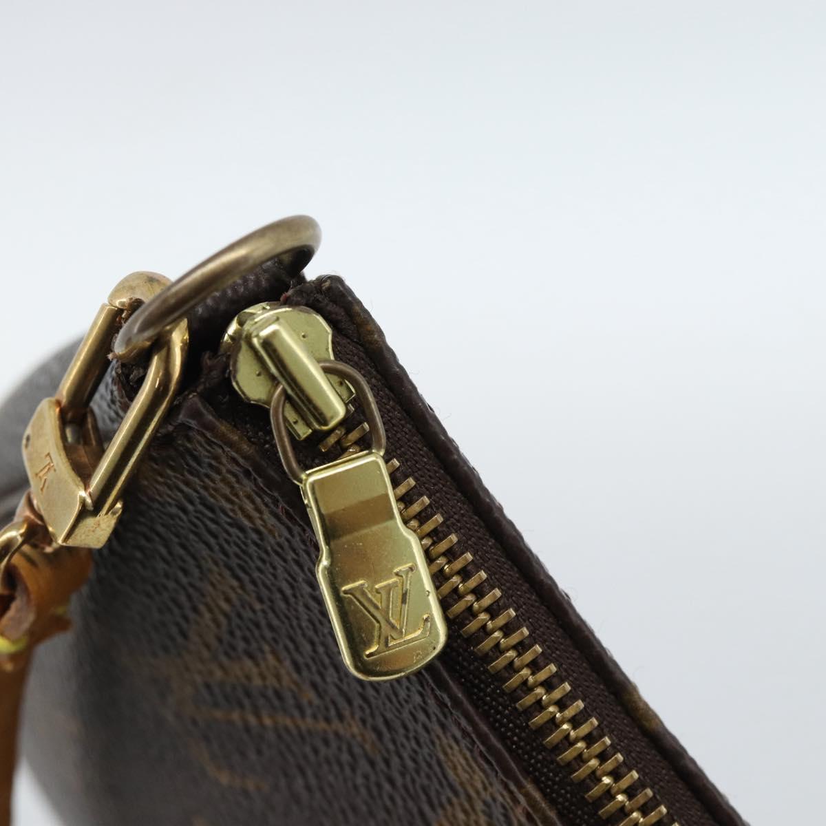 LOUIS VUITTON Monogram Pochette Accessoires Pouch M51980 LV Auth 183823