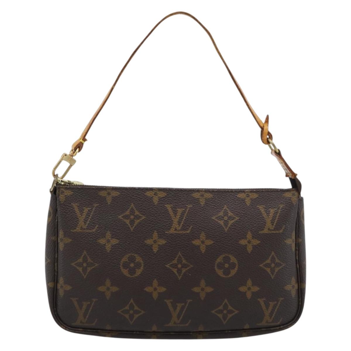 LOUIS VUITTON Monogram Pochette Accessoires Pouch M51980 LV Auth 183823