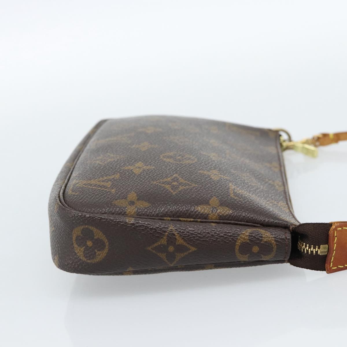 LOUIS VUITTON Monogram Pochette Accessoires Pouch M51980 LV Auth 183823
