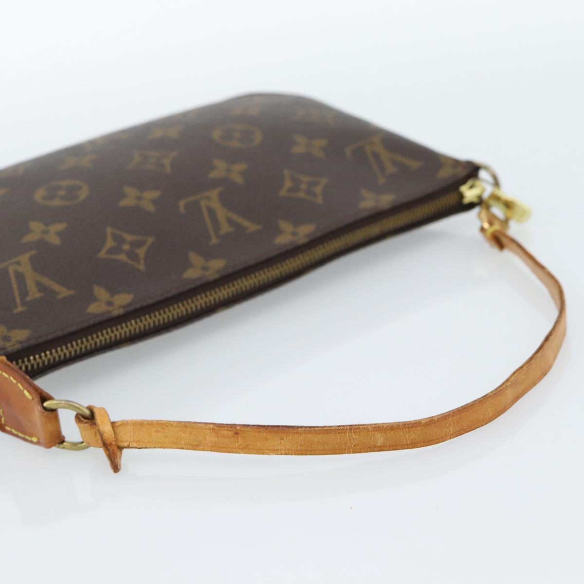 LOUIS VUITTON Monogram Pochette Accessoires Pouch M51980 LV Auth 183823