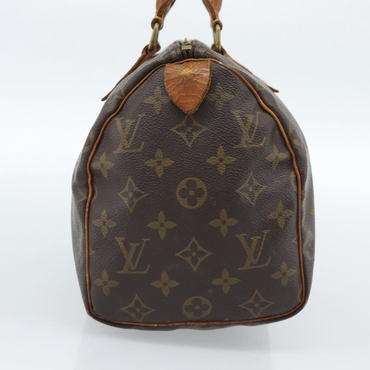 LOUIS VUITTON Monogram Speedy 25 Hand Bag M41528 LV Auth 183824