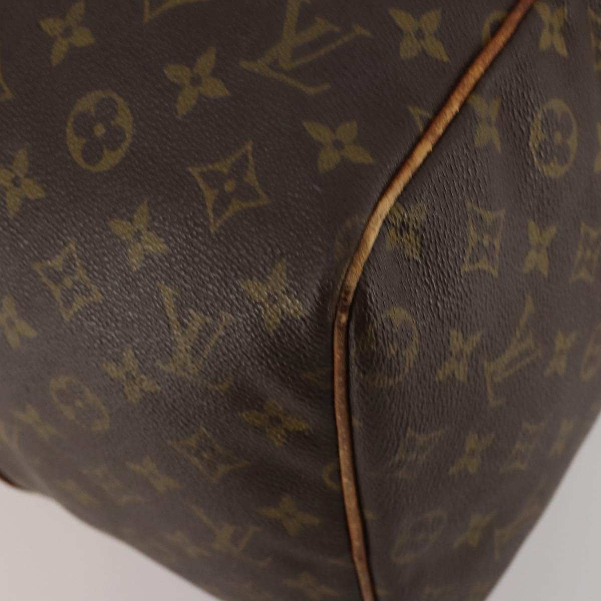 LOUIS VUITTON Monogram Sac Souple 45 Boston Bag M41624 LV Auth 183844