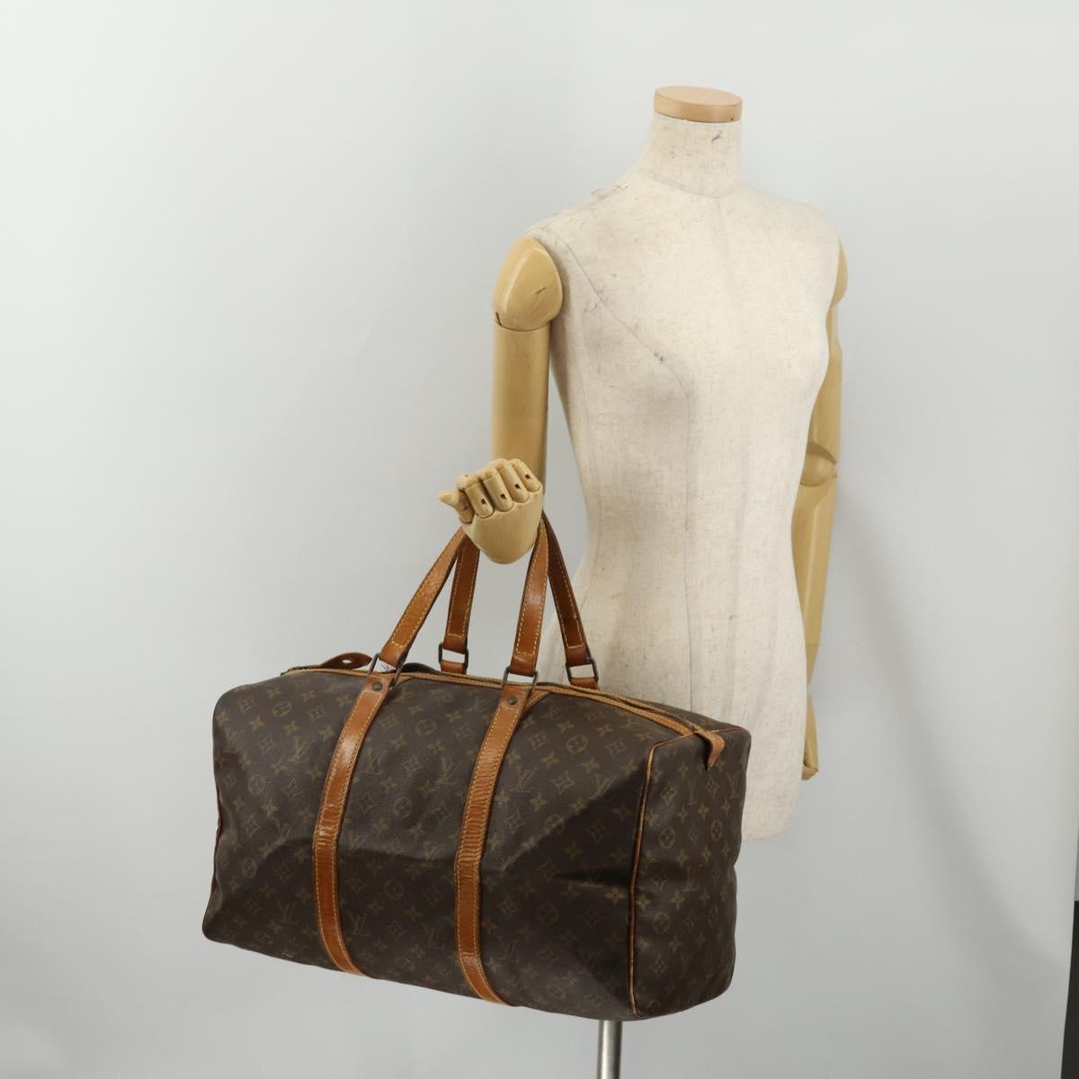 LOUIS VUITTON Monogram Sac Souple 45 Boston Bag M41624 LV Auth 183844