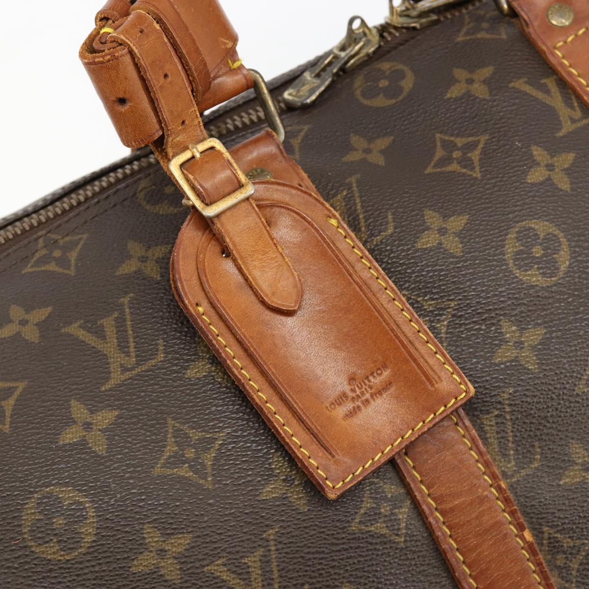 LOUIS VUITTON Monogram Keepall 50 Boston Bag M41426 LV Auth 183845