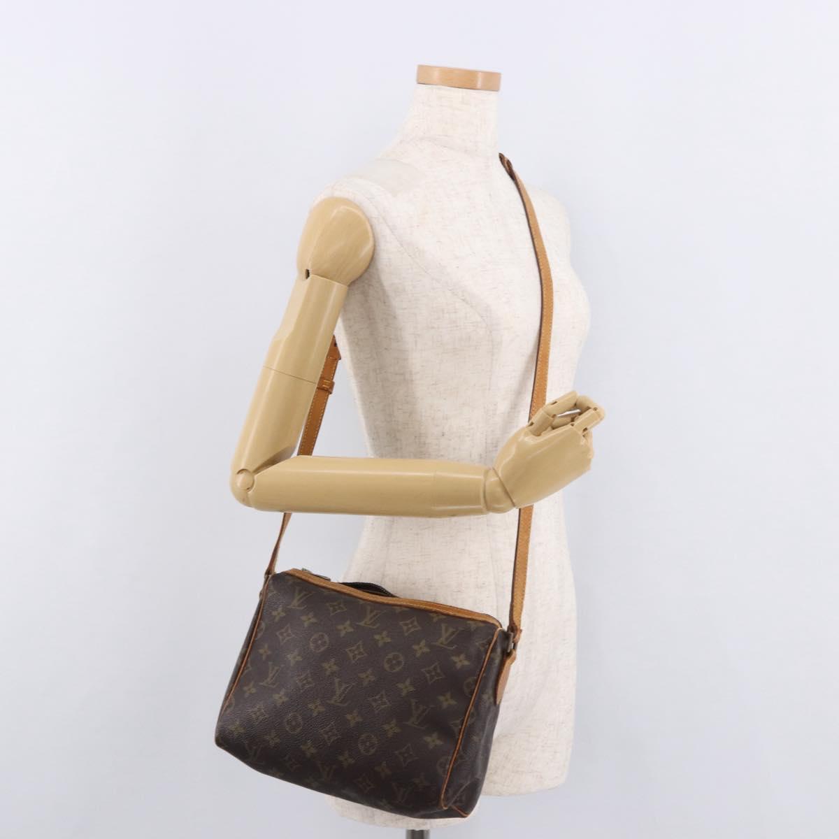 LOUIS VUITTON Monogram Tulle Lee Shoulder Bag Vintage M51348 LV Auth 183847