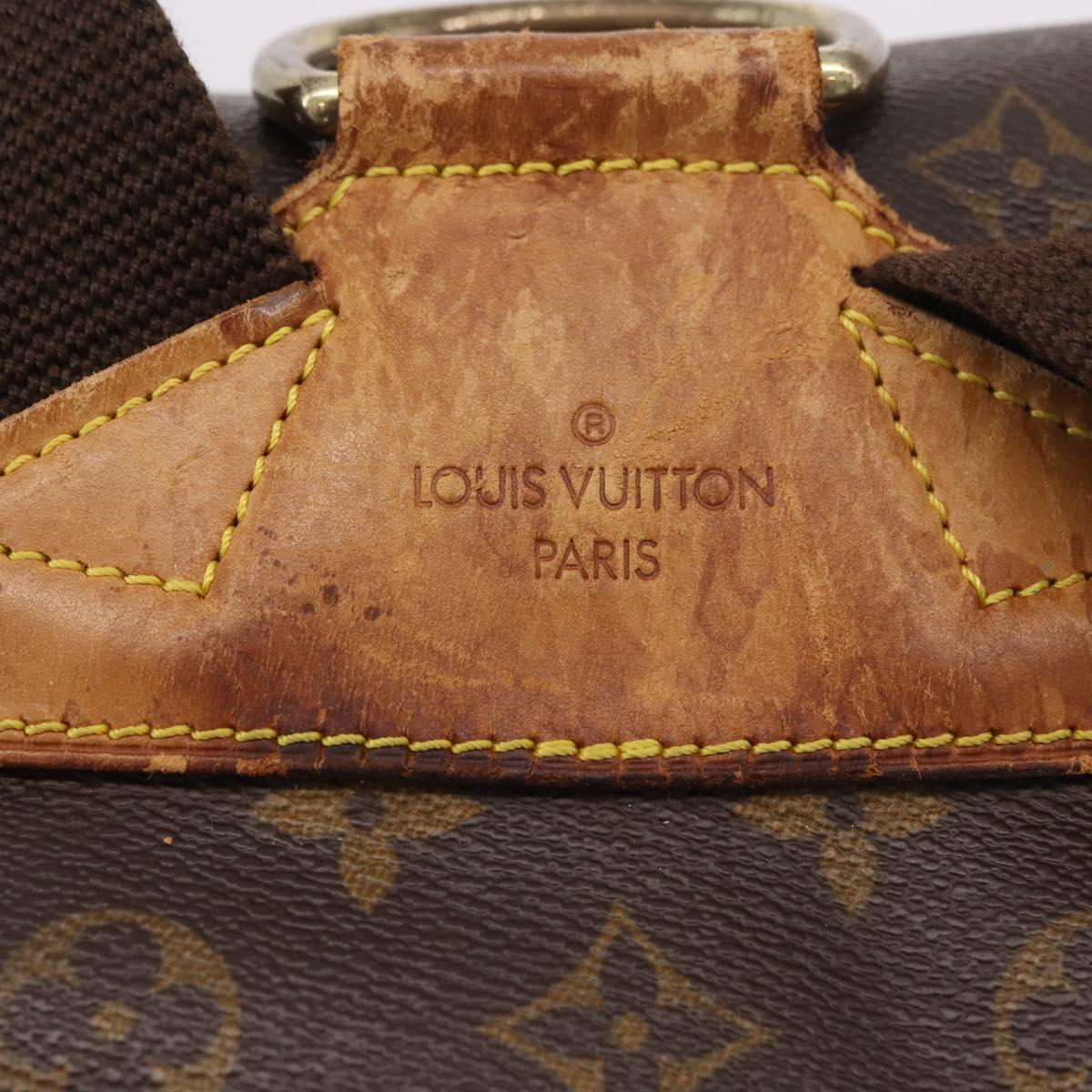 LOUIS VUITTON Monogram Montsouris GM Backpack M51135 LV Auth 183866