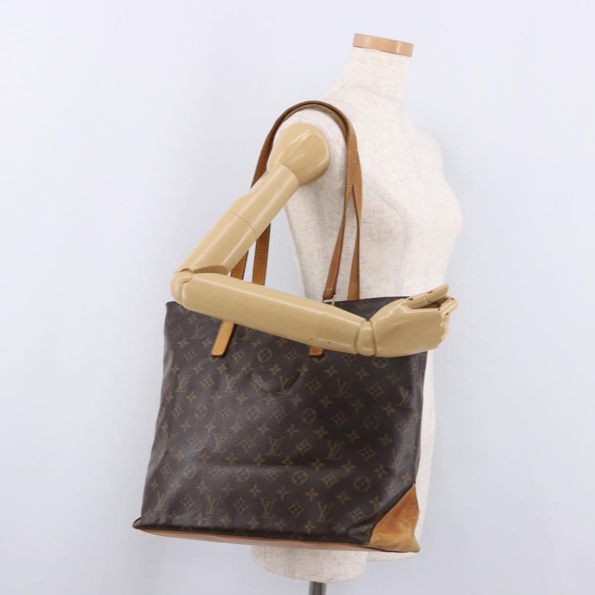LOUIS VUITTON Monogram Cabas Mezzo Tote Bag M51151 LV Auth 183867