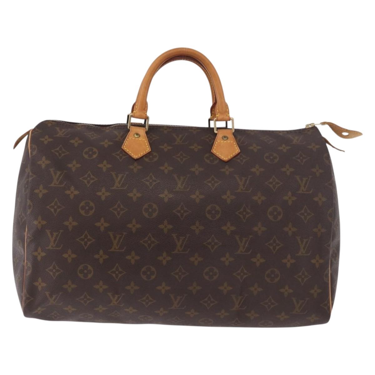 LOUIS VUITTON Monogram Speedy 40 Hand Bag M41522 LV Auth 183967A