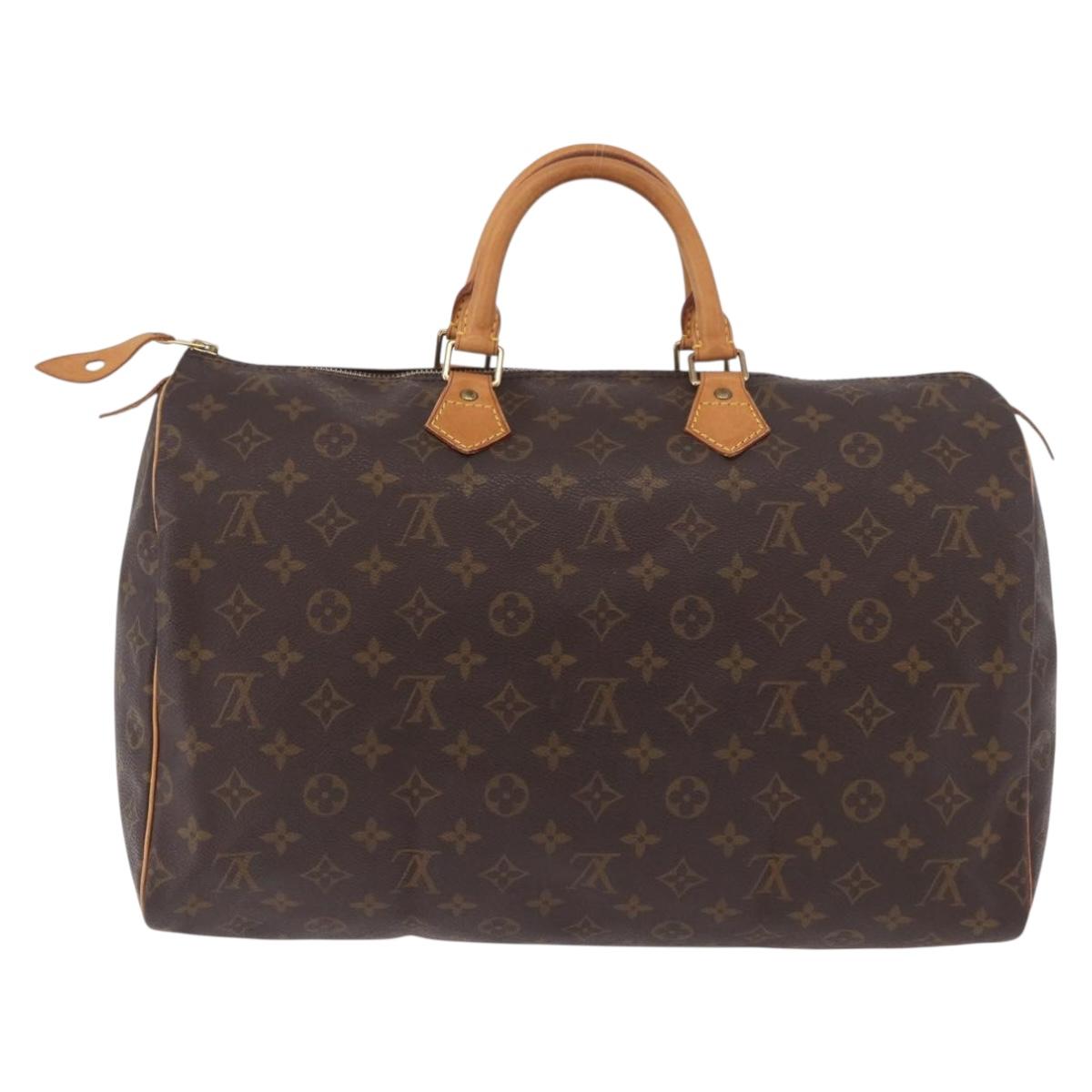 LOUIS VUITTON Monogram Speedy 40 Hand Bag M41522 LV Auth 183967A